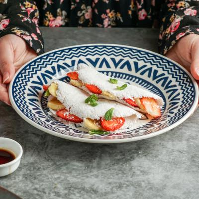 Traditional tapioca pancakes