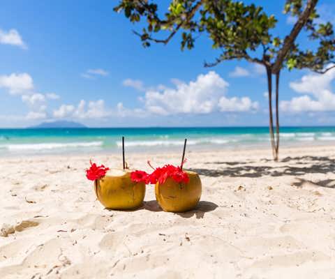 Coconut-based island desserts