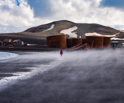 Explore historic Deception Island
