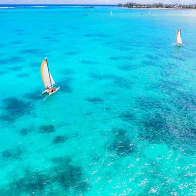 Snorkel, sail, and swim in the lagoons