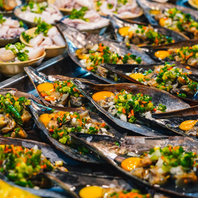 Seafood by the sea