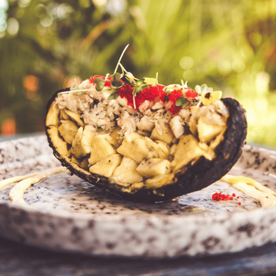 Roasted breadfruit
