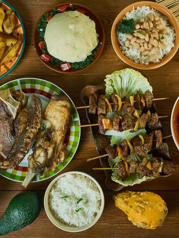 Street food and rooftop dining in Arusha or Dar es Salaam